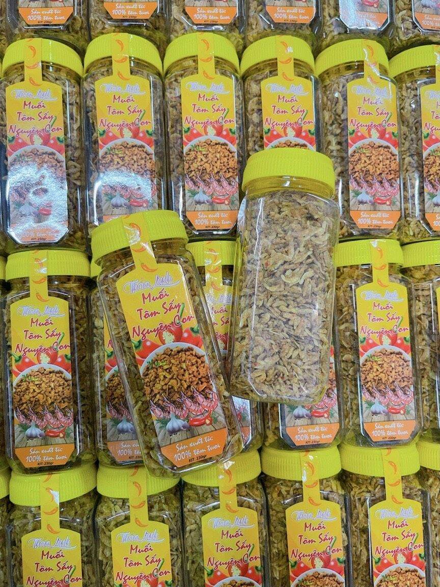 Muối tôm sấy nguyên con