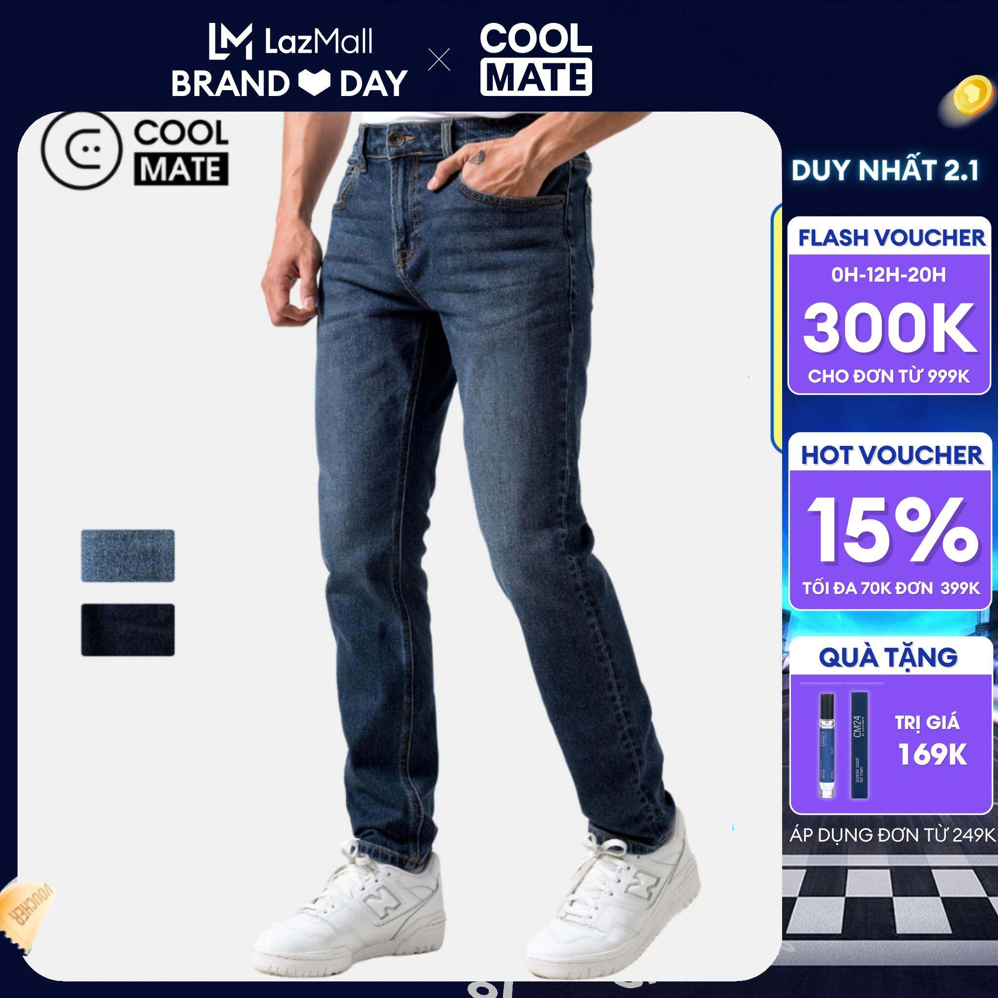 CHỈ 2.1 MUA 1 TẶNG 1 NƯỚC HOACoolmate x Copper Denim Quần Jeans dáng Slim Fit Thương hiệu Coolmate