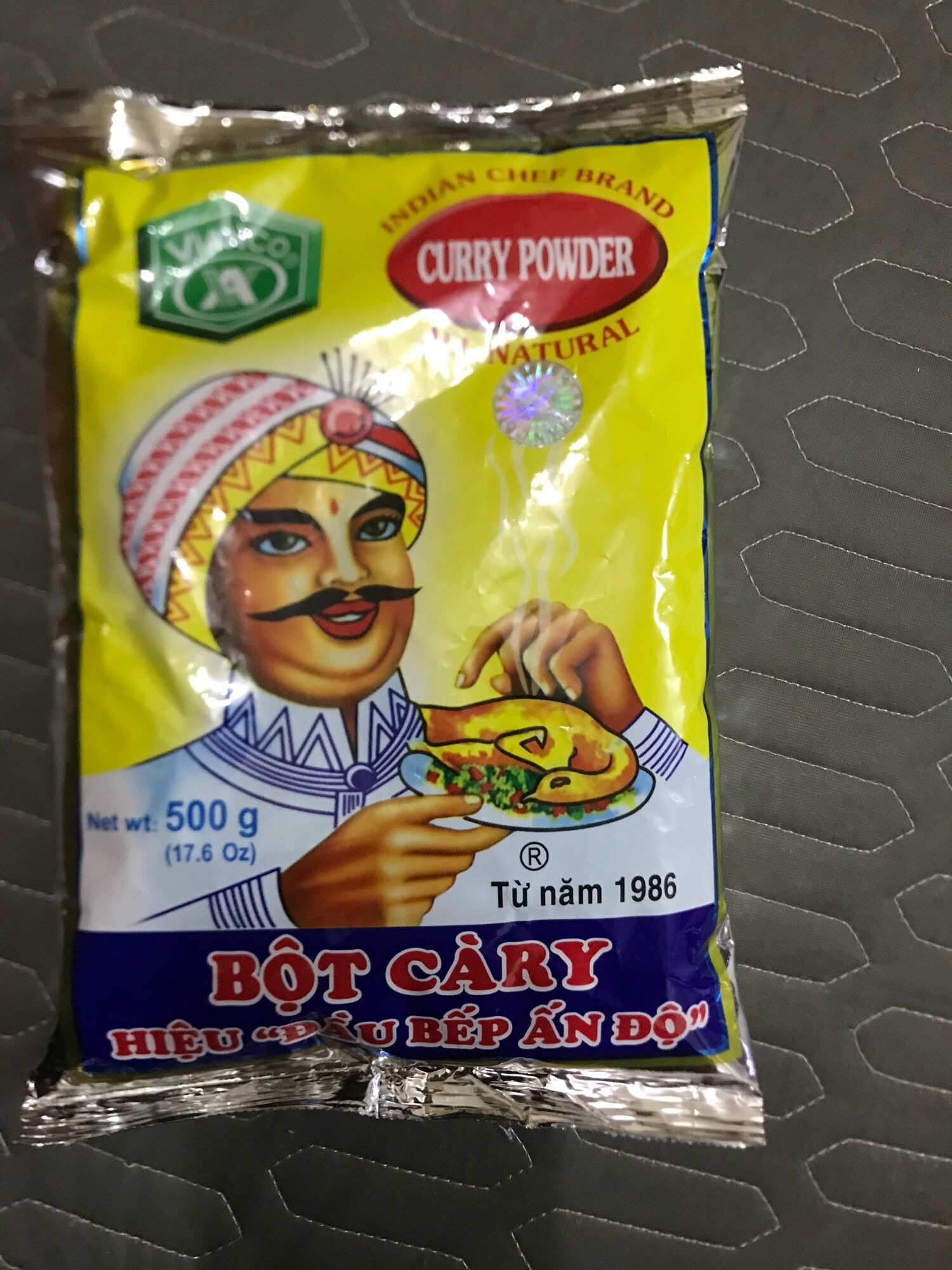 500gr bột cà ri đầu bếp ấn độ 1986