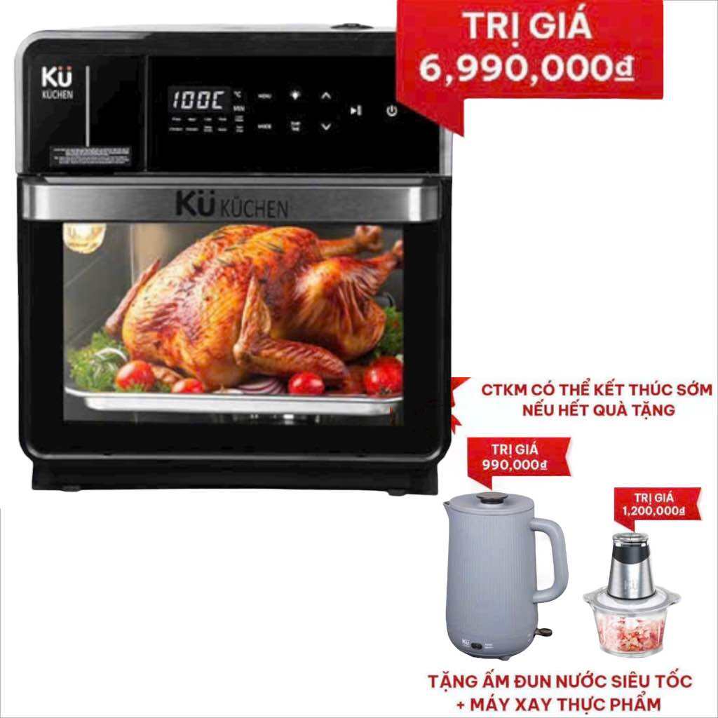 Nồi Chiên Hơi Nước Kuchen KU PCL2228 16L - Đa Chức Năng, Dung Tích Lớn, Bảo Hành 24 Tháng