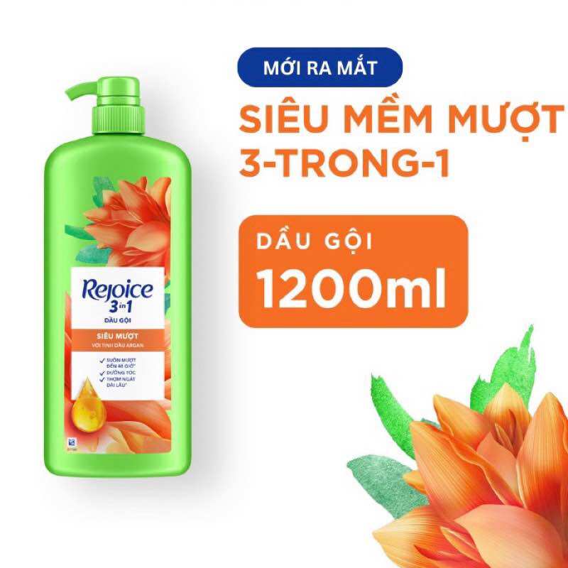 Dầu Gội Rejoice Siêu Mượt chai 1200ml