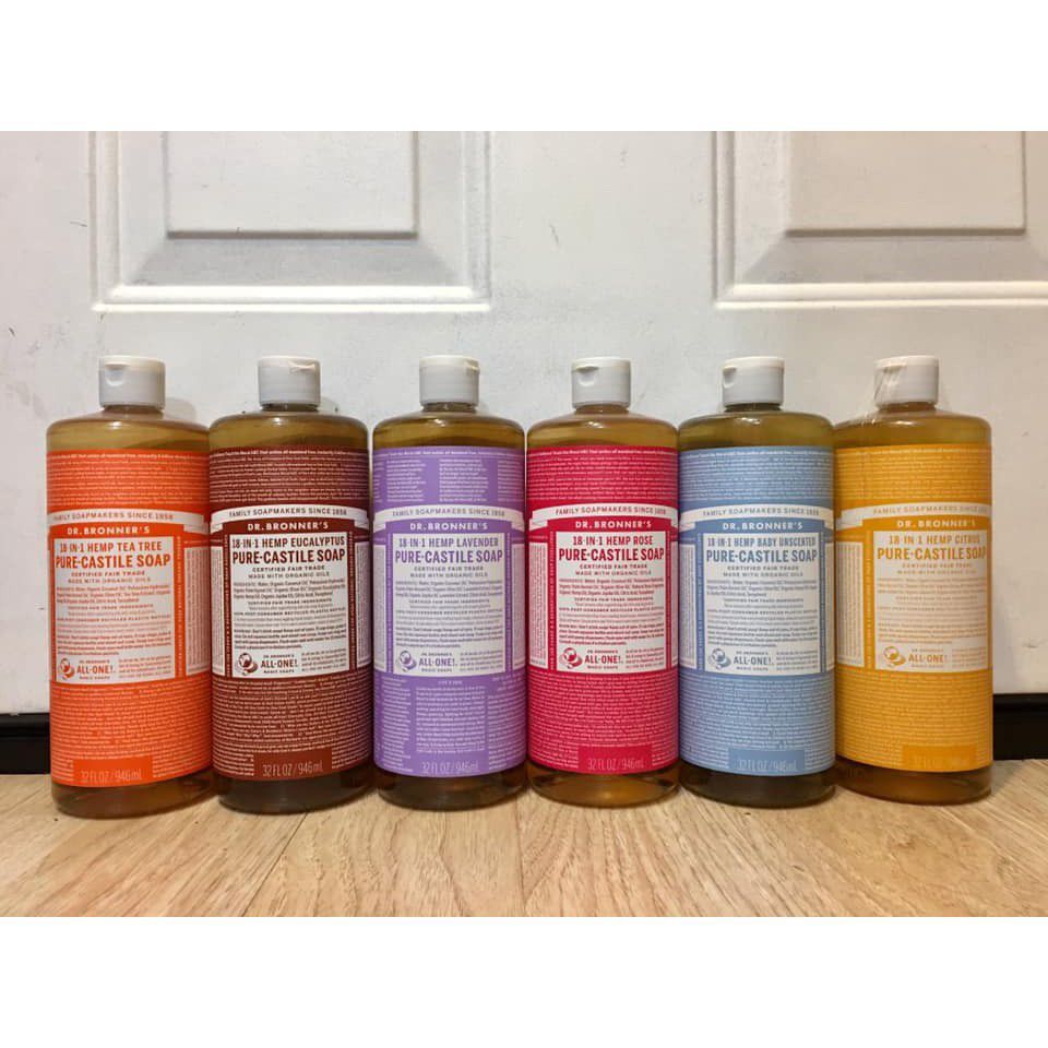 Sữa tắm Dr bronner 18in1 946ml