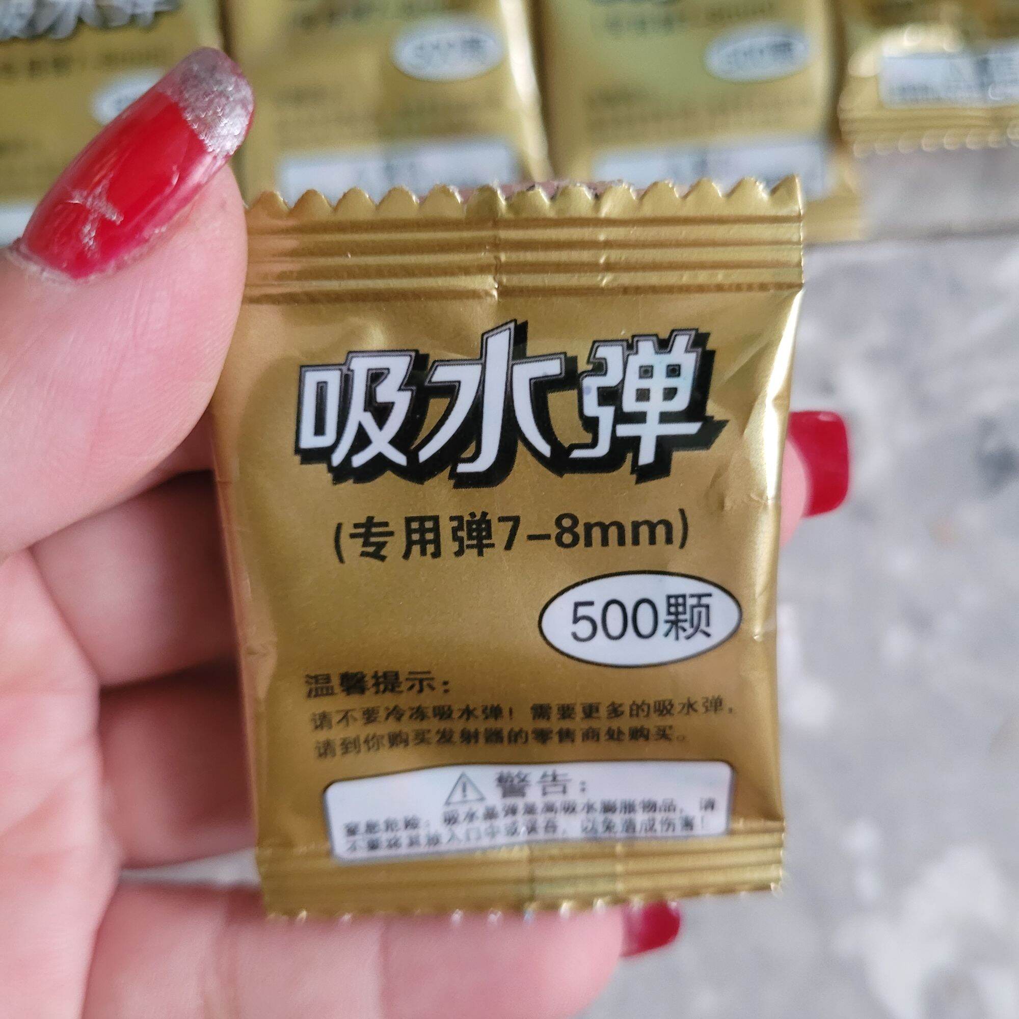 500v Hạt Nở Thạch 7-8mm- Phụ Kiện Đồ Chơi