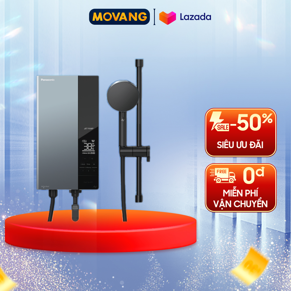 - máy nước nóng panasonic dh-4udp1vz - làm nóng trực tiếp - bơm trợ lực - công suất máy 4.5kw - lcd hiển thị nhiệt độ - khả năng tự động ngắt điện - vỏ máy chống nước