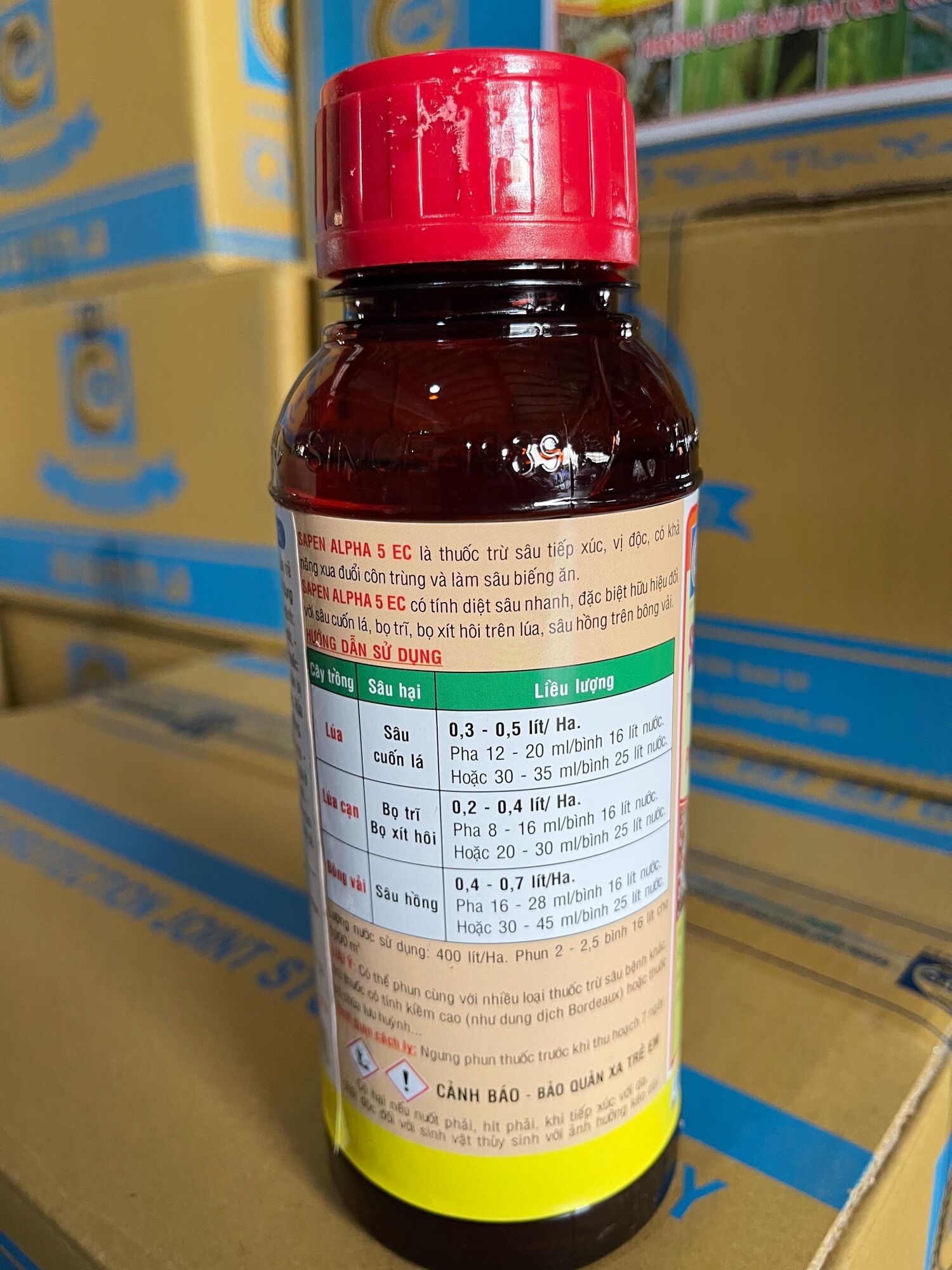 Thuốc trừ sâu- Sapen Alpha 5EC 480ml