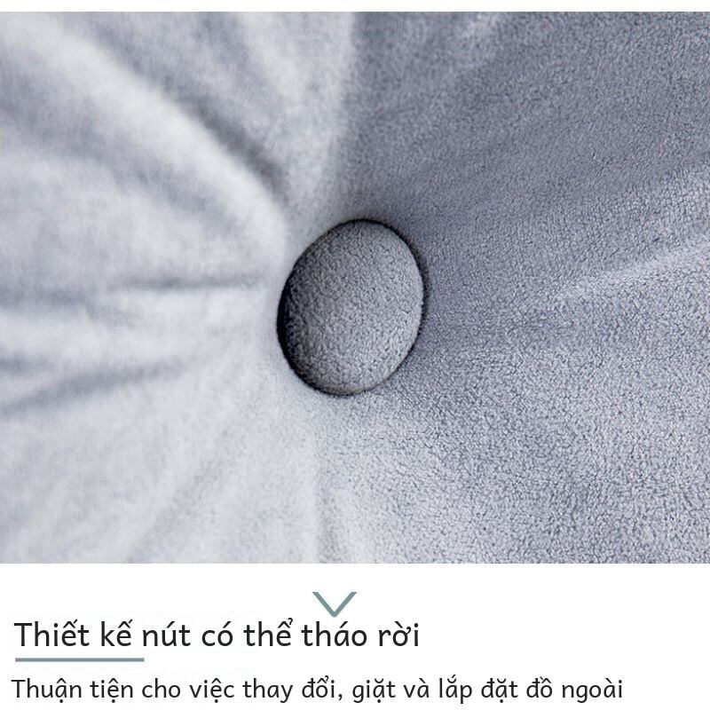 Simple Headboard Cushion Soft Bag Triangle Double Sofa Back Cushion Bed Removable and Washable Big Cushion Bed Backrest
