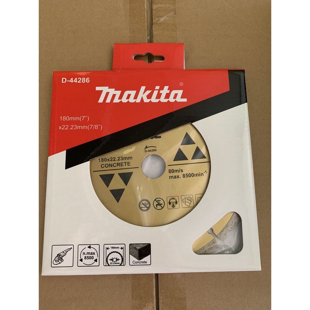 Lưỡi xẻ đá-lưỡi cắt gạch đá bê tông-lưỡi cắt kim cương makita d-44286 180mm22.2mm công ty