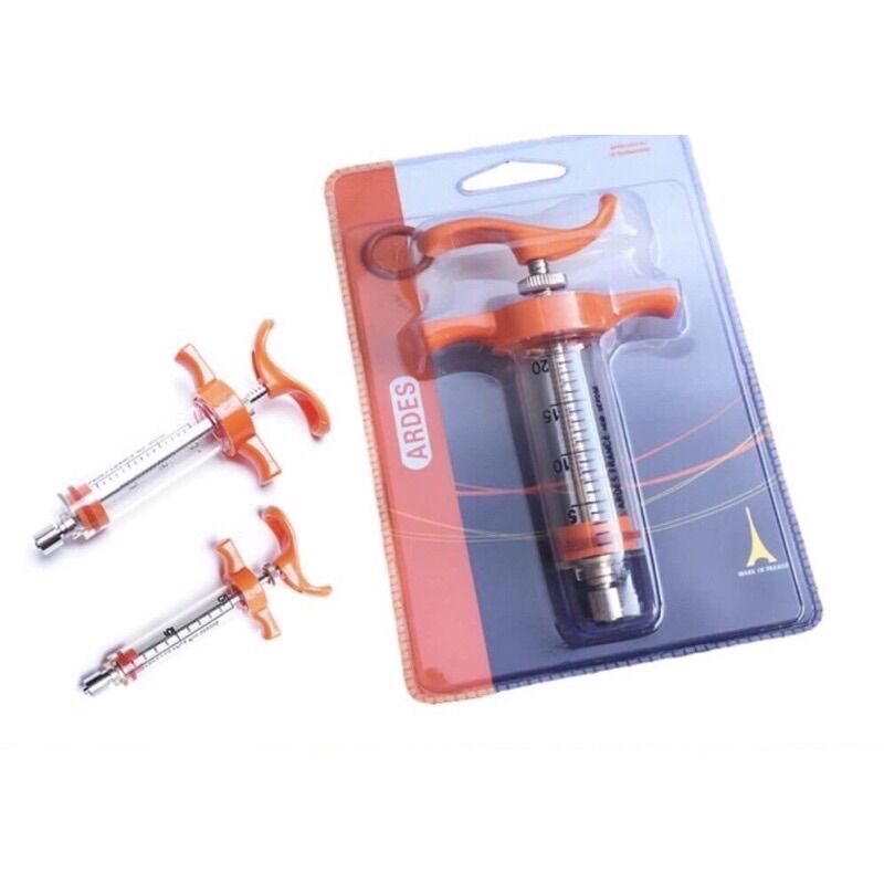 [hàng chính hãng của Pháp] Xi lanh nhựa 20ml Ardes siêu bền.