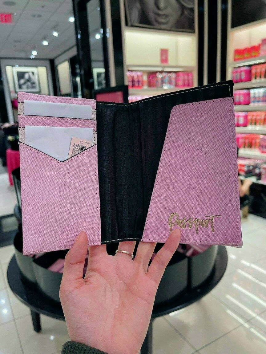 Ví đựng passport / cover passport chính hãng từ Victorias Secret
