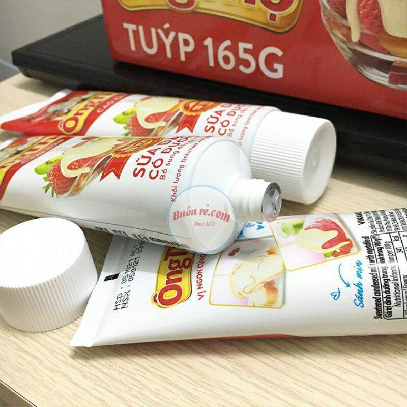 SỮA ĐẶC CÓ ĐƯỜNG ÔNG THỌ ĐỎ DẠNG TUÝP(165gr)