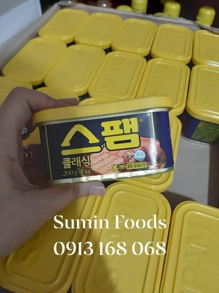 Thịt hộp spam 200g