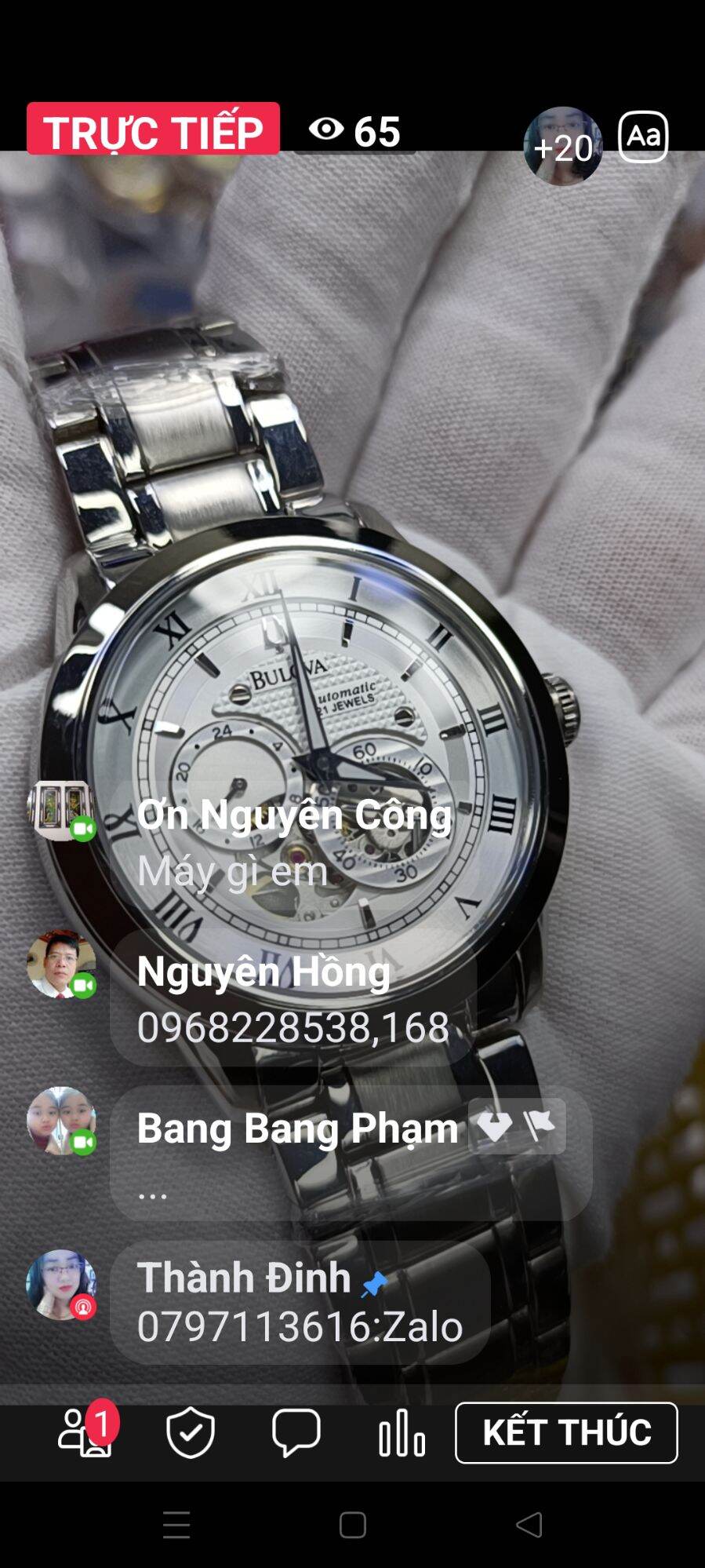 đồng hồ Rado Nhật Bản sapphire nam