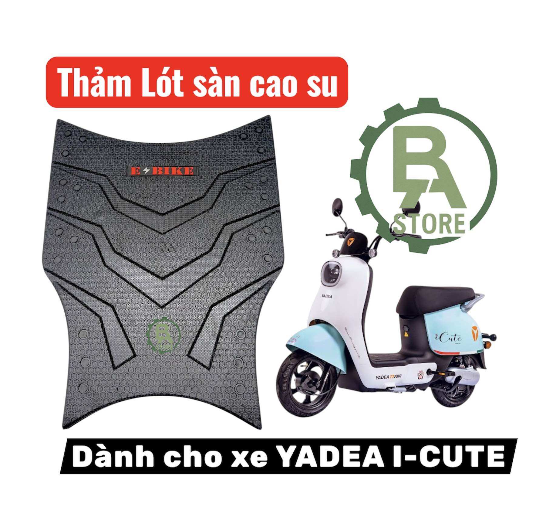 Thảm xe điện Yadea I-Cute, lót sàn xe điện i cute, thảm lót chân dành cho xe i cute cao su dày dẻo