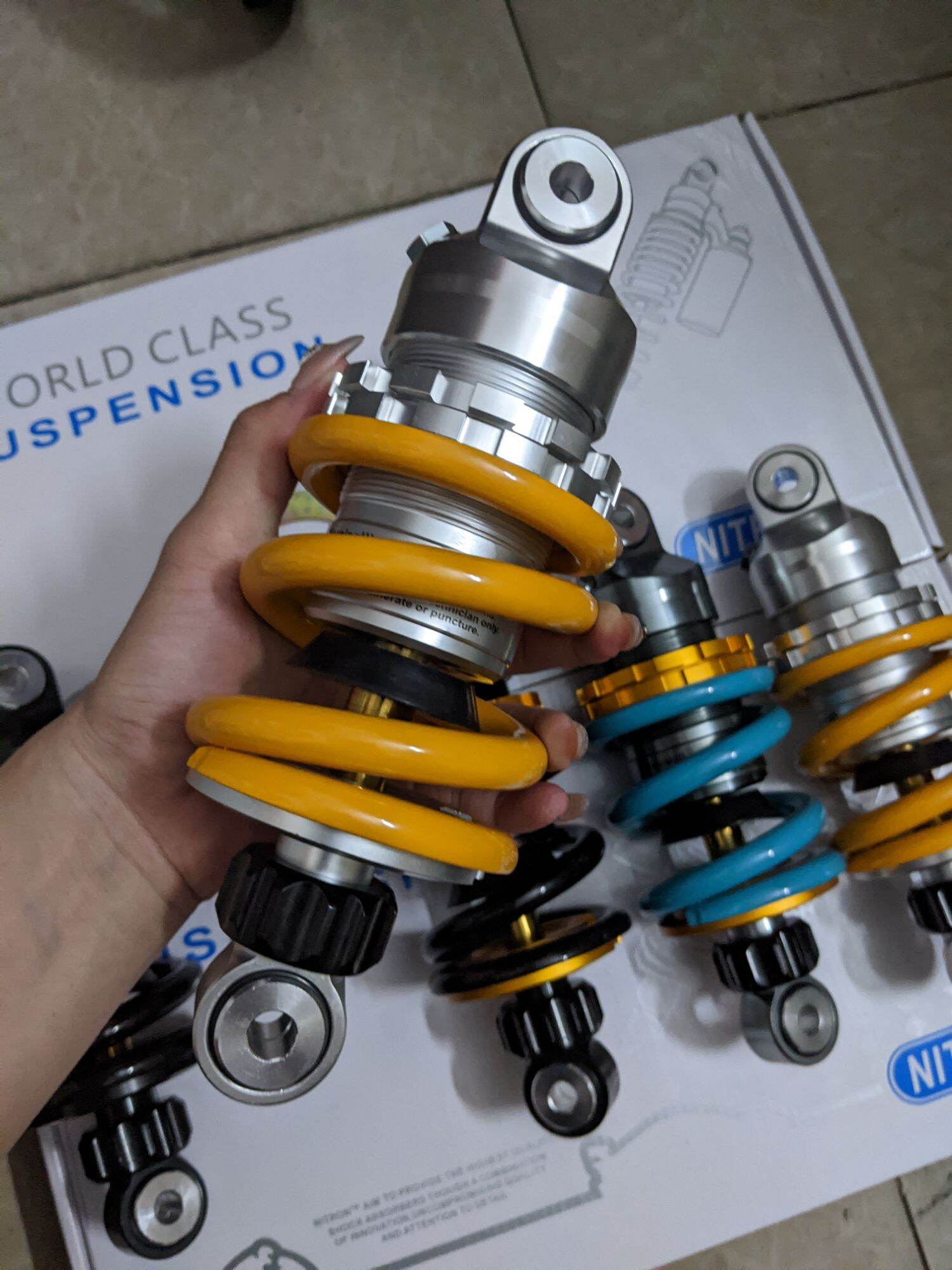 [HCM]phuộc ohlins RCB NITRON gắn ex150 ex135 không bình dầu