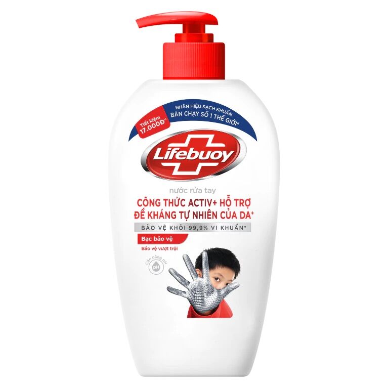 Nước rửa tay lifebouy bạc 450g