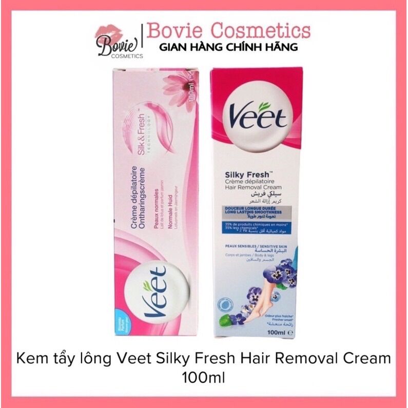 Kem tẩy lông Veet Silky Fresh Hair Removal Cream 100ml