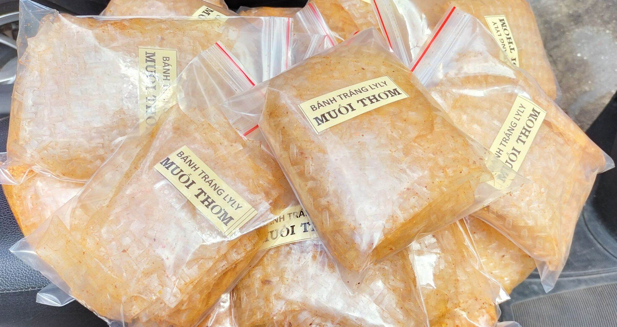 (Sản phẩm mới) BÁNH TRÁNG MUỐI THƠM CAY ĐẬM VỊ
