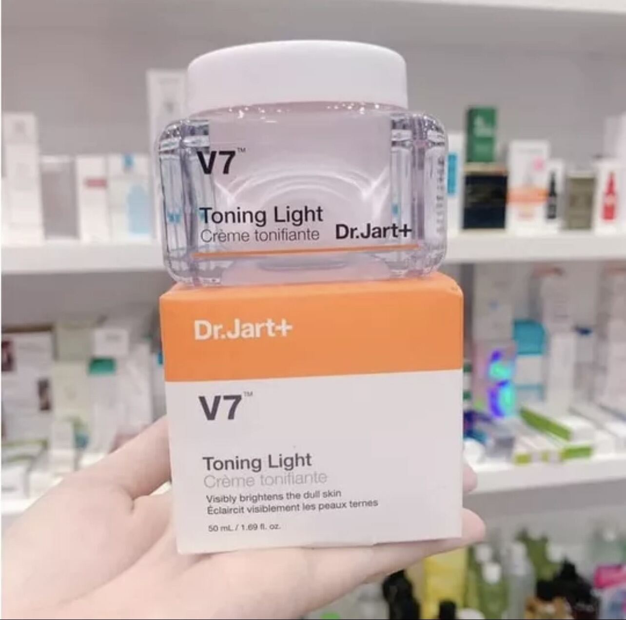 Kem Dưỡng Trắng Da V7 Dr.Jart Toning Light 50ml Fullsize