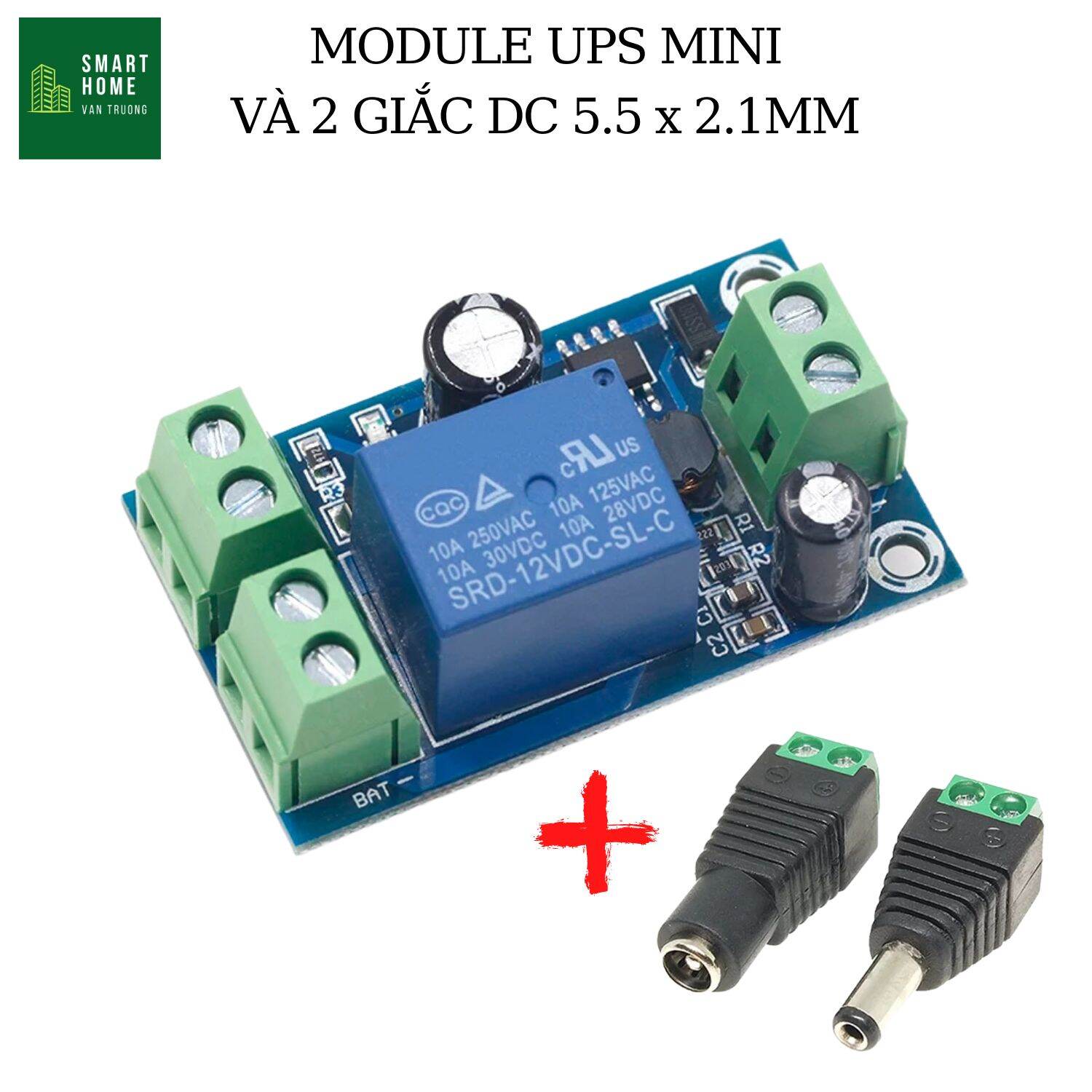 Module Mini UPS 9V 12V chế lưu điện cho wifi camera bằng ắc quy xe máy mất điện vẫn có Wifi