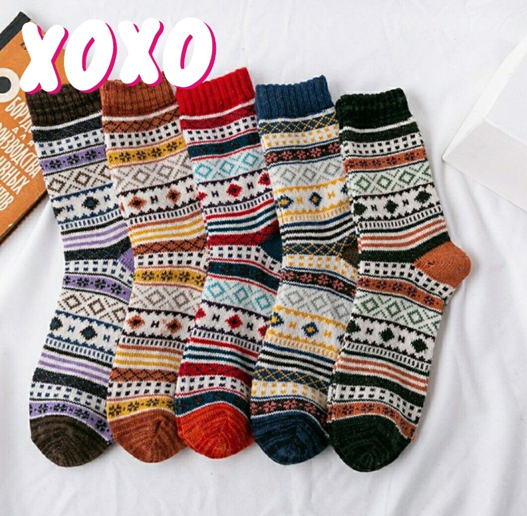 Set tất thổ cẩm 5 đôi 85k m14