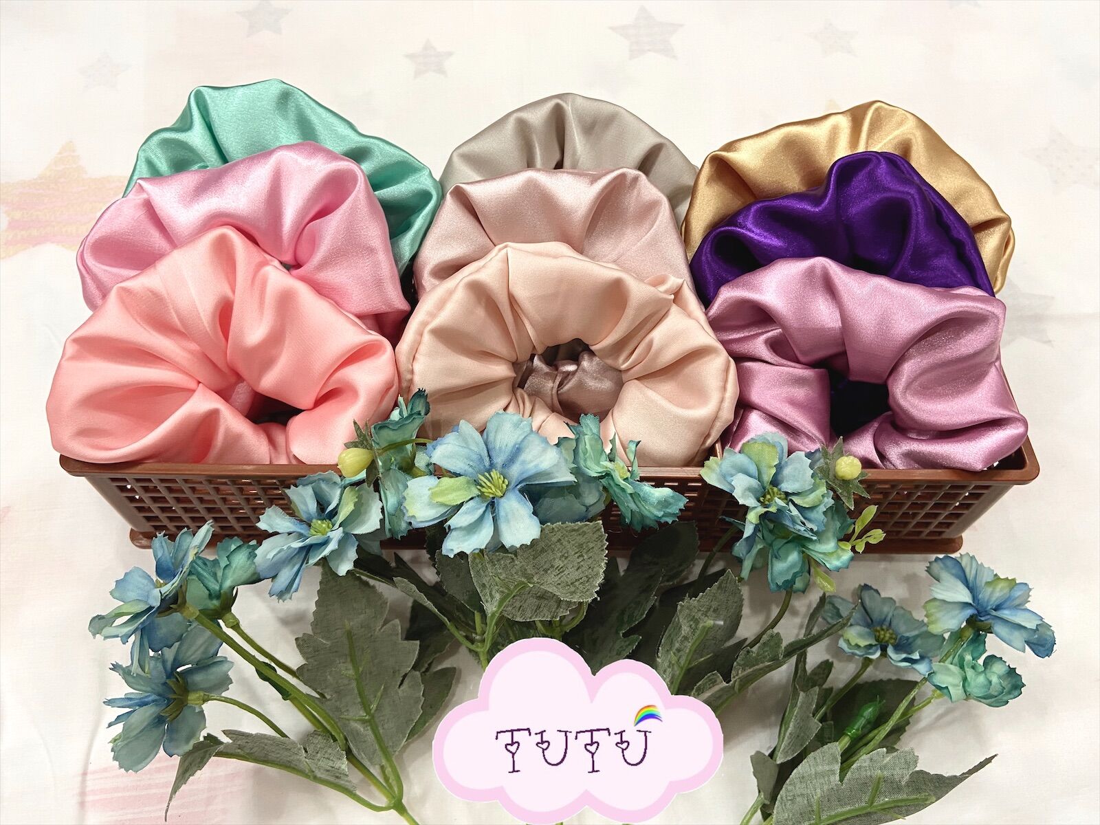 Dây buộc tóc/srunchies màu trơn