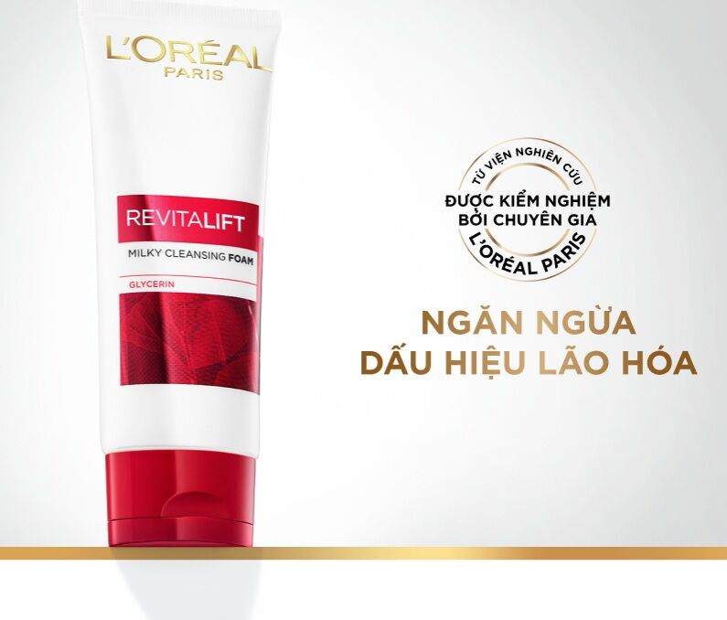 Sữa rửa mặt làm sạch và săn chắc da Loreal Paris Revitalift 100ml