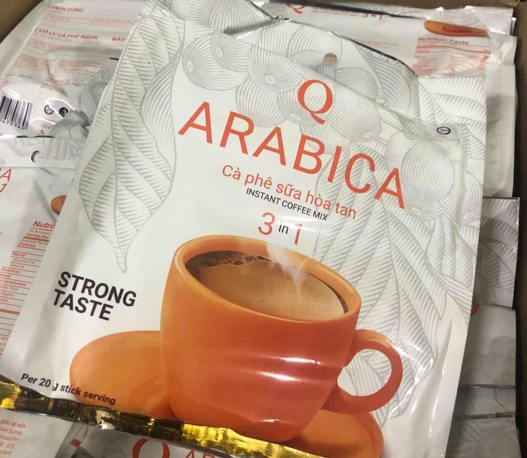 Cafe sữa ARABICA Q Express bịch 24 gói