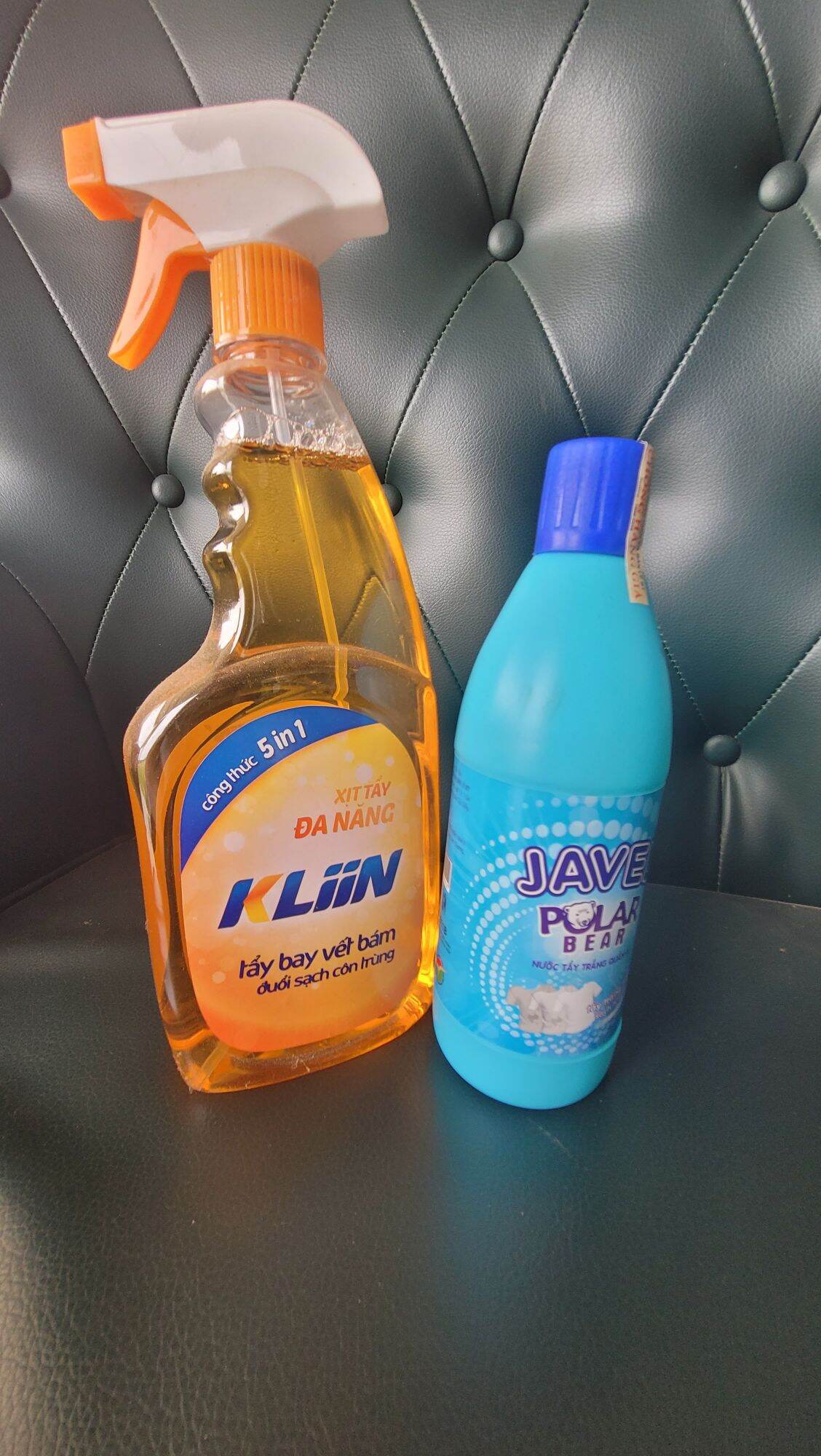 Nước Xịt Tẩy ĐA NĂNG KLiiN công thức 5in1 (tặng nước tẩy quần áo Javel 280ml). 