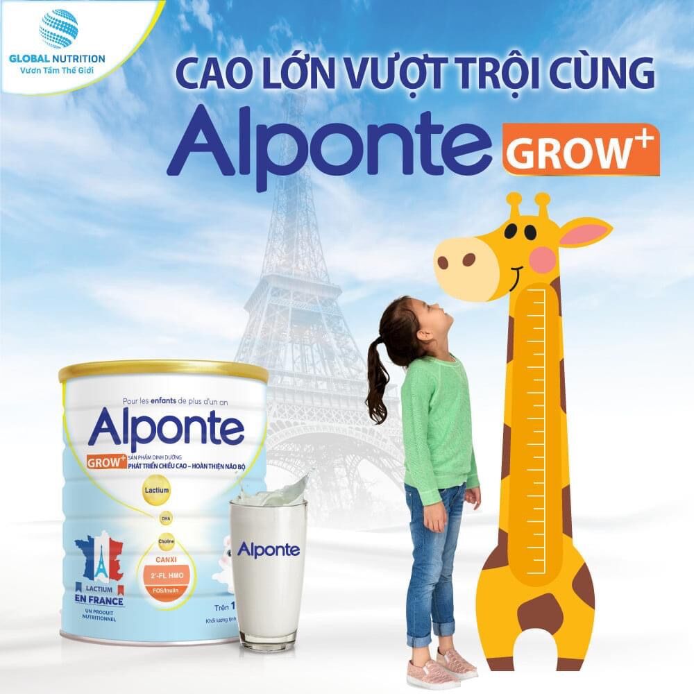Sữa Alponte Grow+ 800g (date mới)
