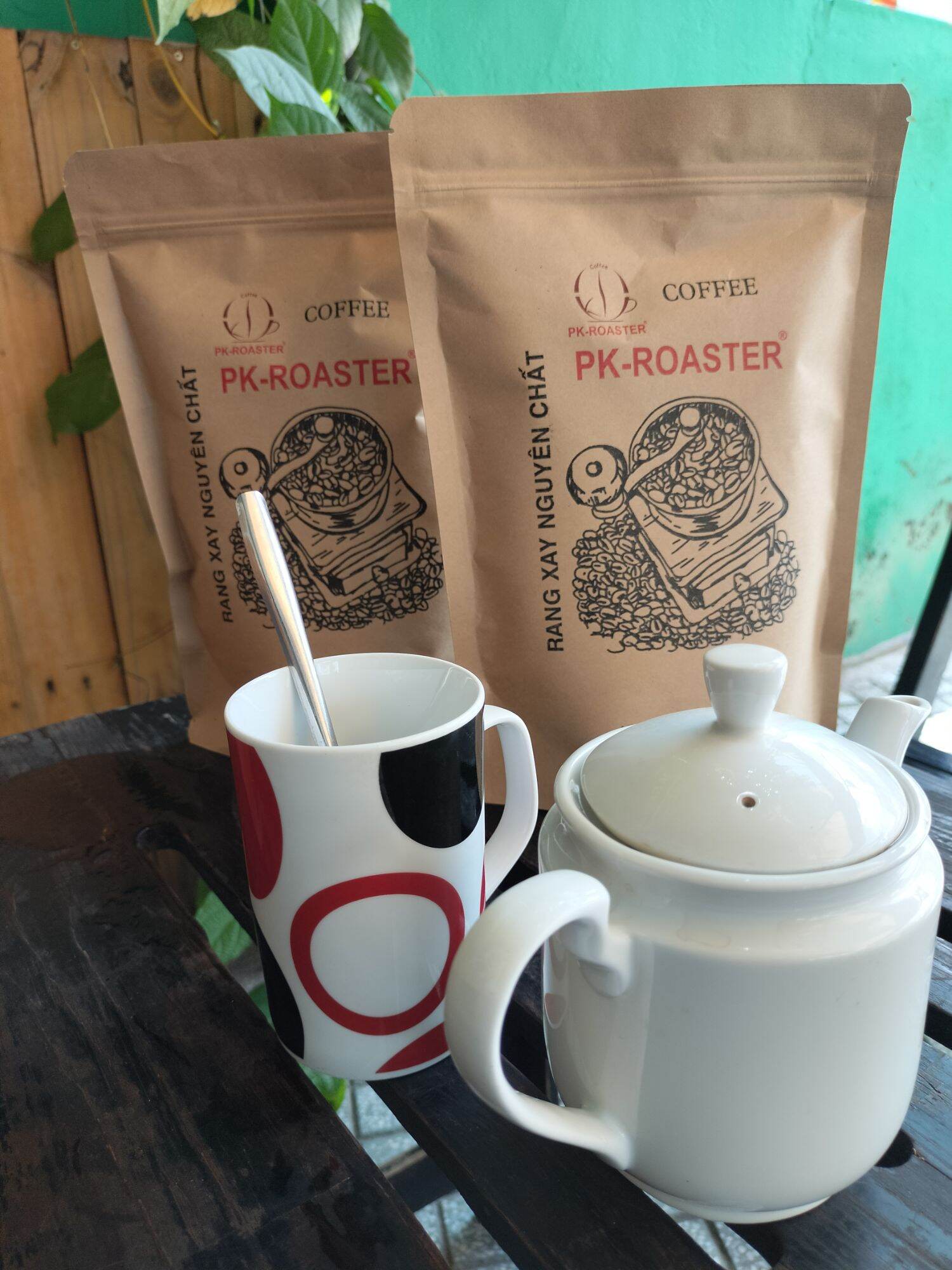 1KG Robusta(Rang Mộc)-cà phê hạt sàng 18
