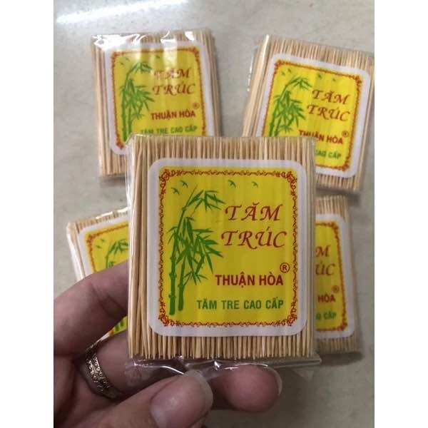 🧨 Lốc 10 Bịch Tăm Xỉa Răng Cứng, chắc (Tre lớp Ngoài)