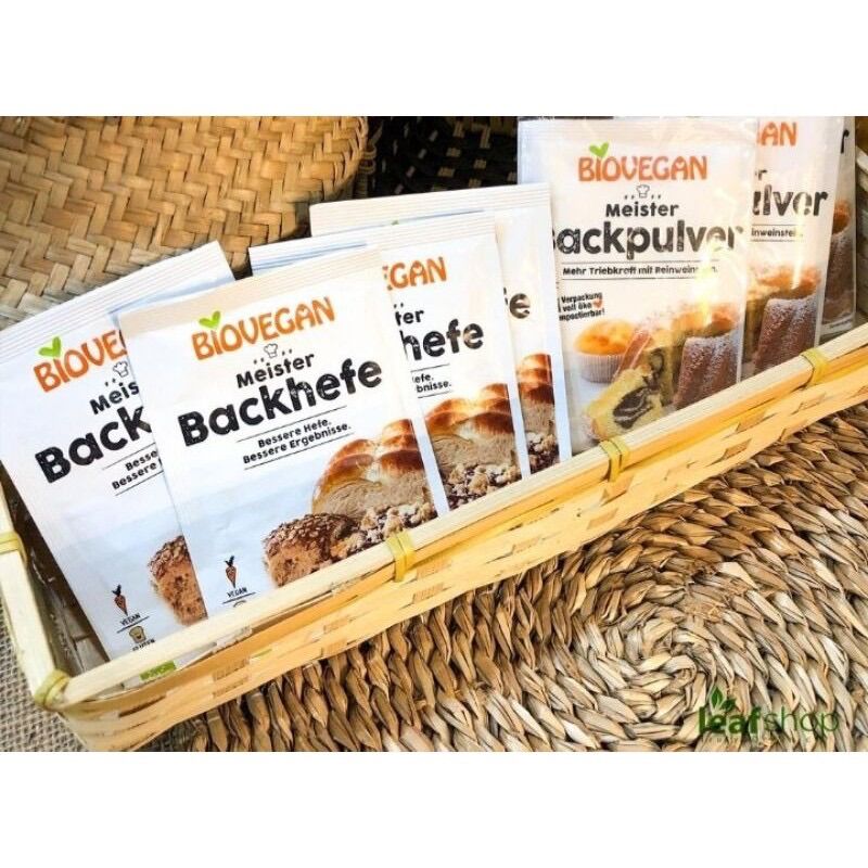 Men nở hữu cơ Biovegan Hefe 7g - Đức