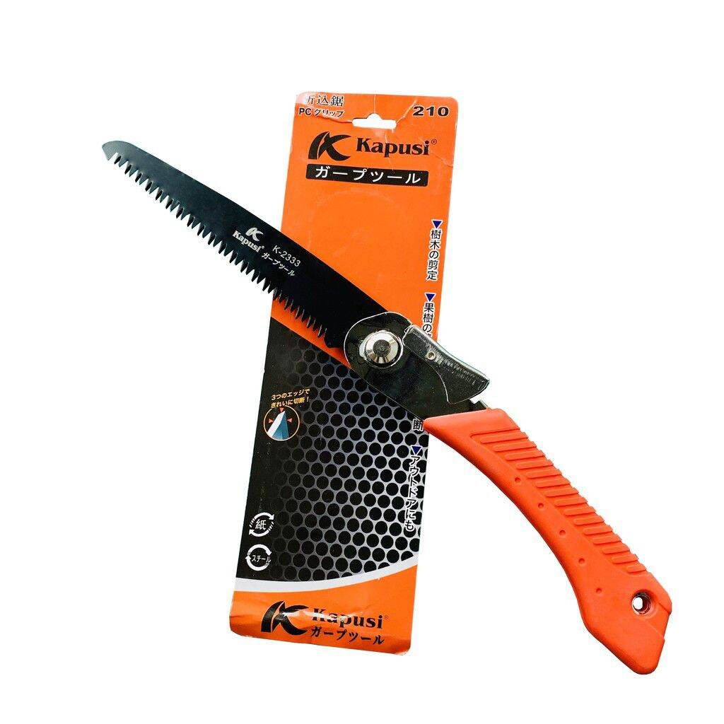 [Giá Hủy Diệt] Cưa Xếp Gấp Gọn Chính Hiệu KAPUSI NHẬT Chiều Dài Tổng Khi Mở Cưa 40cm Lưỡi Cưa Siêu Bén