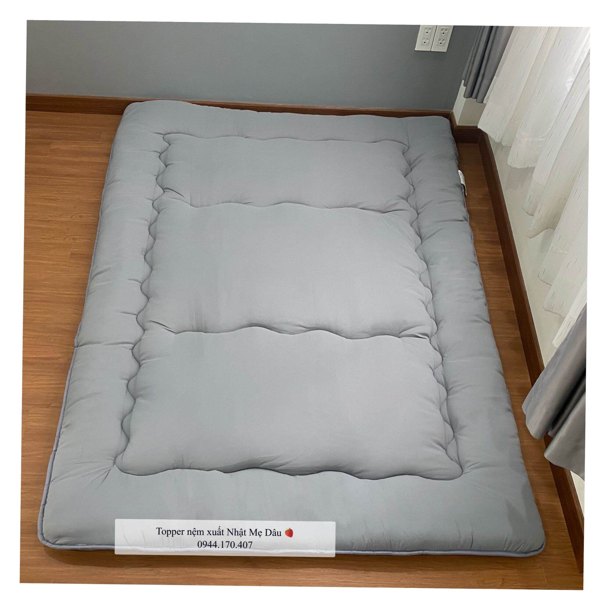 Topper Nệm bông xuất Nhật kích thước 1m6×2m