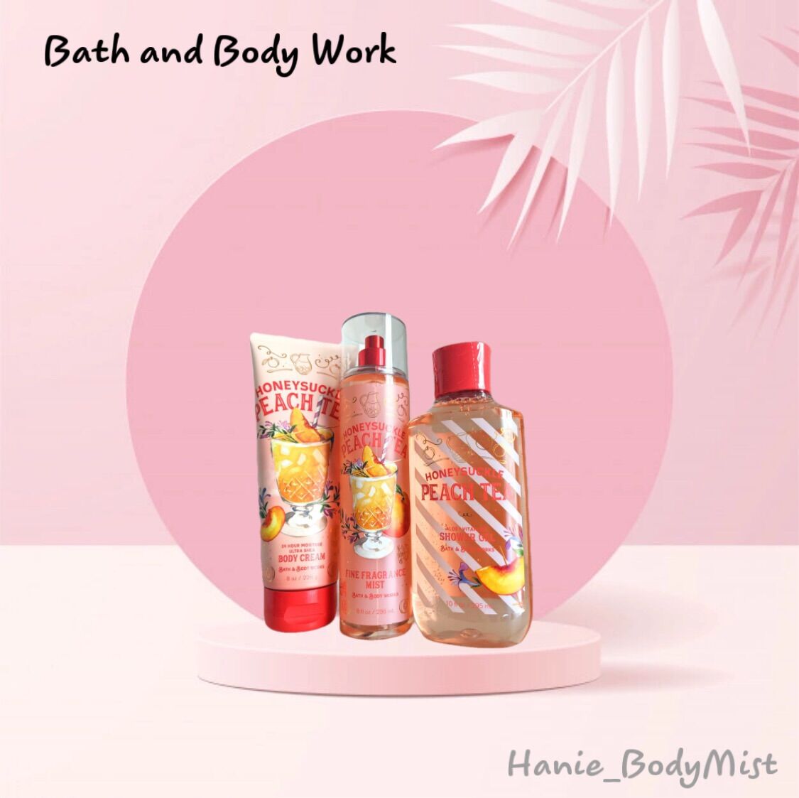 [AUTH] Xịt thơm body mist mùi HoneySuckle Peach Tea
