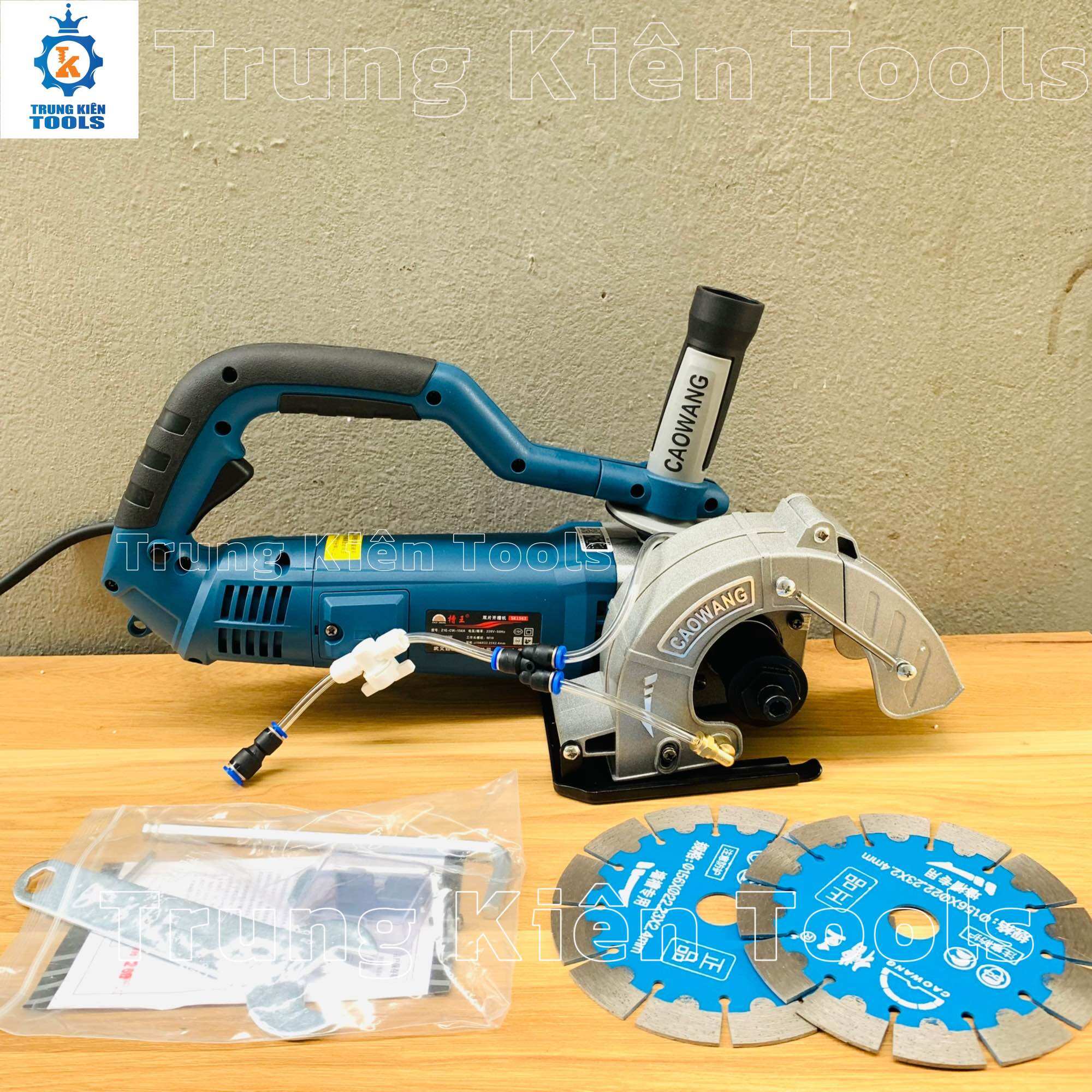 Máy cắt rãnh tường 2 lưỡi CaoWang 1563