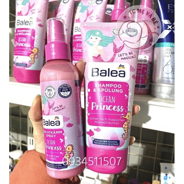 DẦU GỘI XẢ TÓC BALEA CÔNG CHÚA NHỎ 200ML ĐỨC