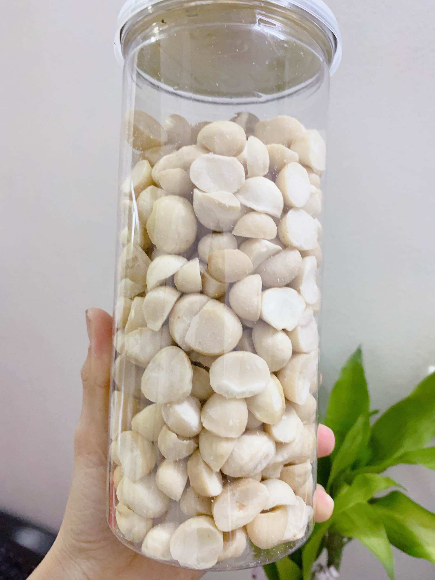 500gr Nhân Macca Vỡ, hàng vỡ to vỡ đôi