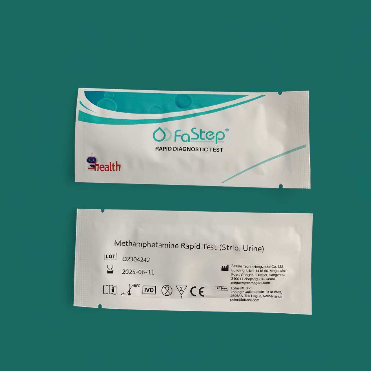 [HCM]Que thử ma tuý đá Fastep, Que test nhanh đá, Que thử đá, Que thử Methaphetamin Fastep,  (1 test + 1 cốc)