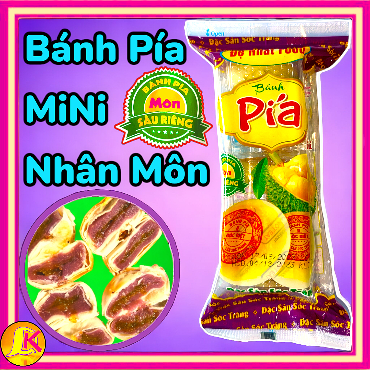 Bánh pía MiNi 5 cái trong 1 hộp