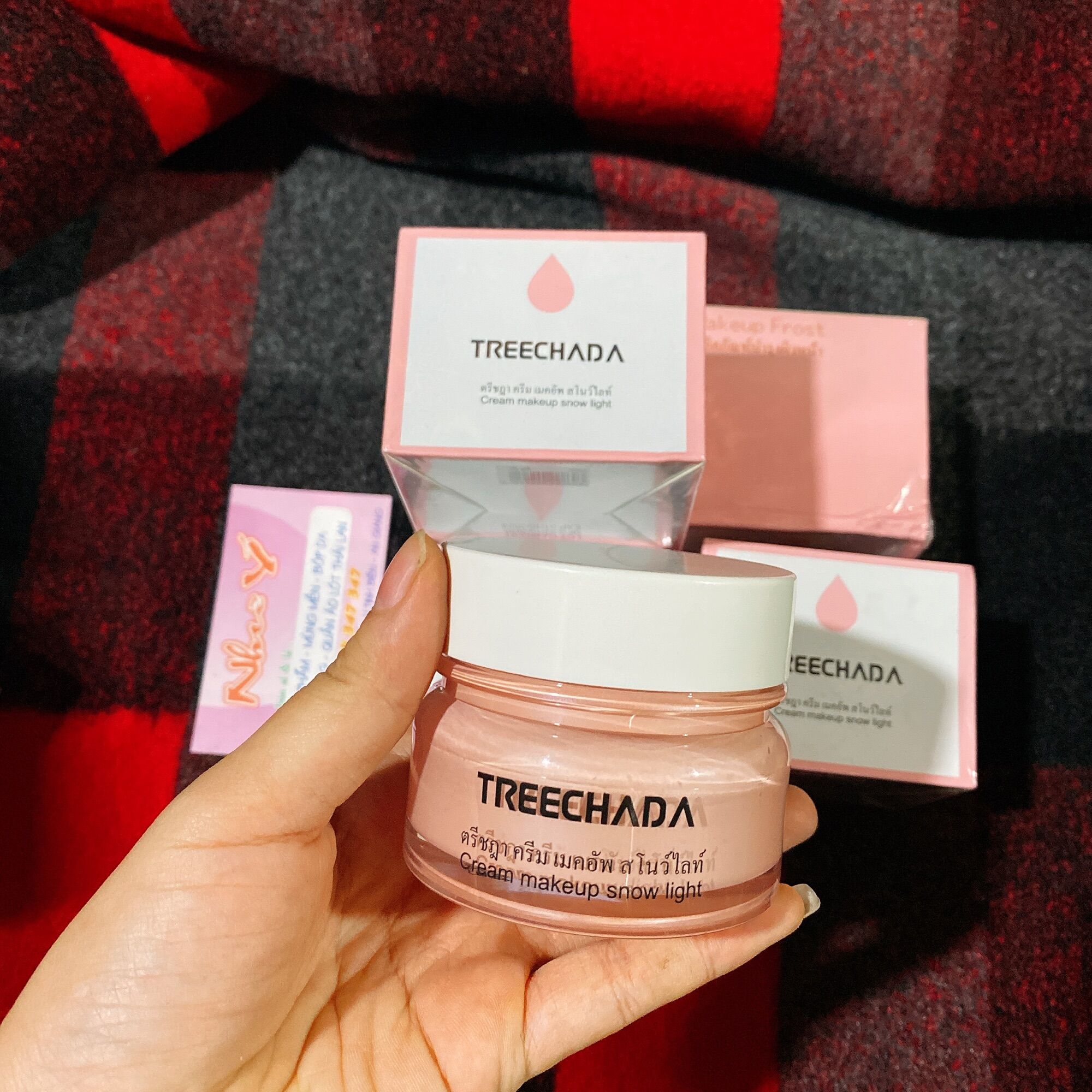 Kem TRANG ĐIỂM MAKEUP TREECHADA Thái Lan Siêu Mịn và Trắng Da