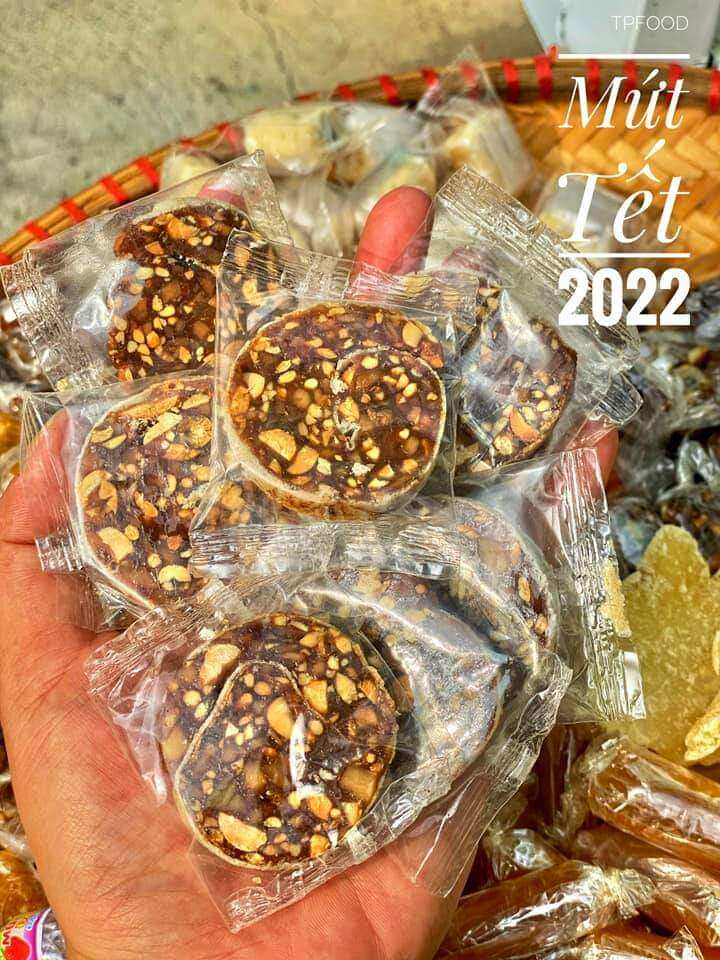 Kẹo chuối tươi cuộn dừa non 500g