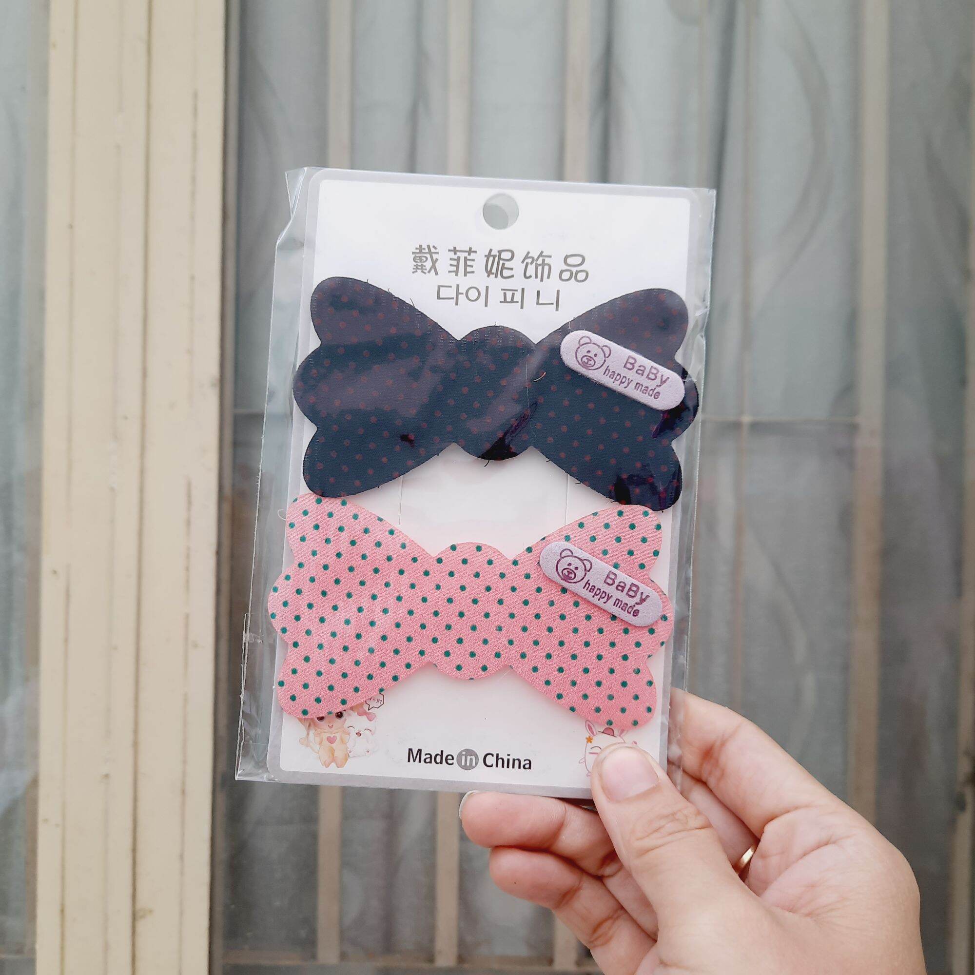 Combo 2 Miếng dán tóc mái trang điểm chấm bi màu (được chọn màu)