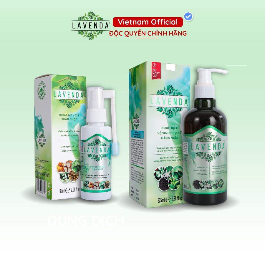 Dung dịch xịt thảo dược LAVENDA hỗ trợ Điều trị các bệnh Viêm Nhiễm Phụ Khoa