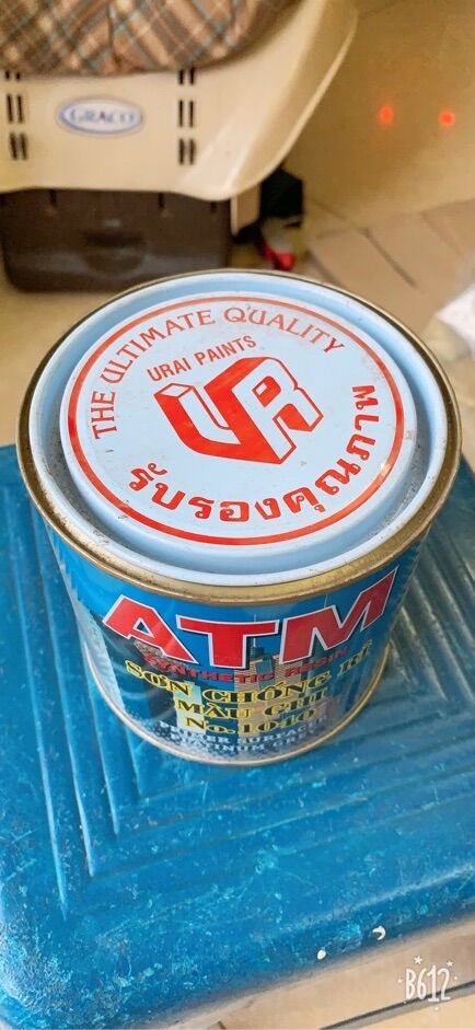 Sơn chống rỉ chống gỉ màu ghi ATM