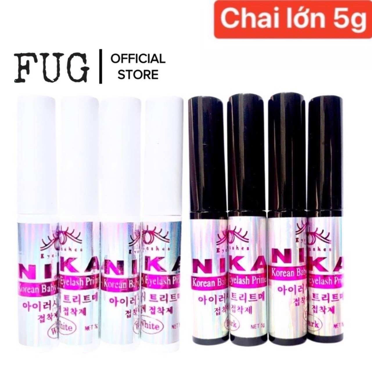 Keo dán mi, keo mi giả Hàn Quốc Nika chai lớn 5g