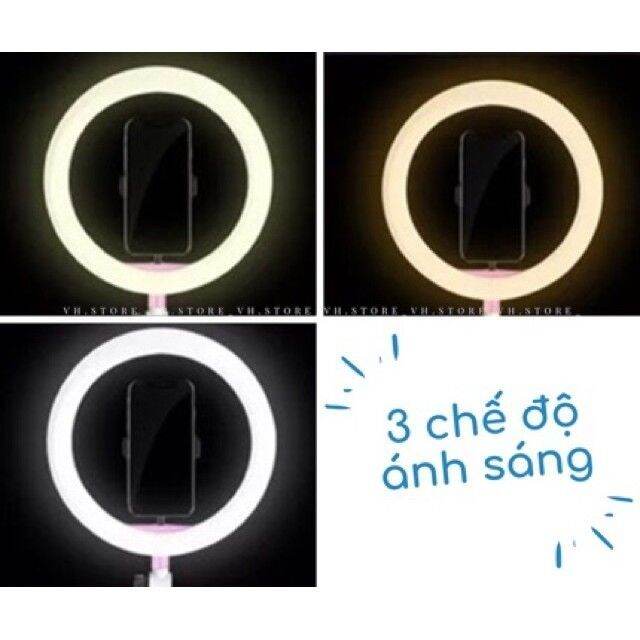 ĐÈN LIVESTREAM 26CM 2 KẸP ĐT CAO 2M1