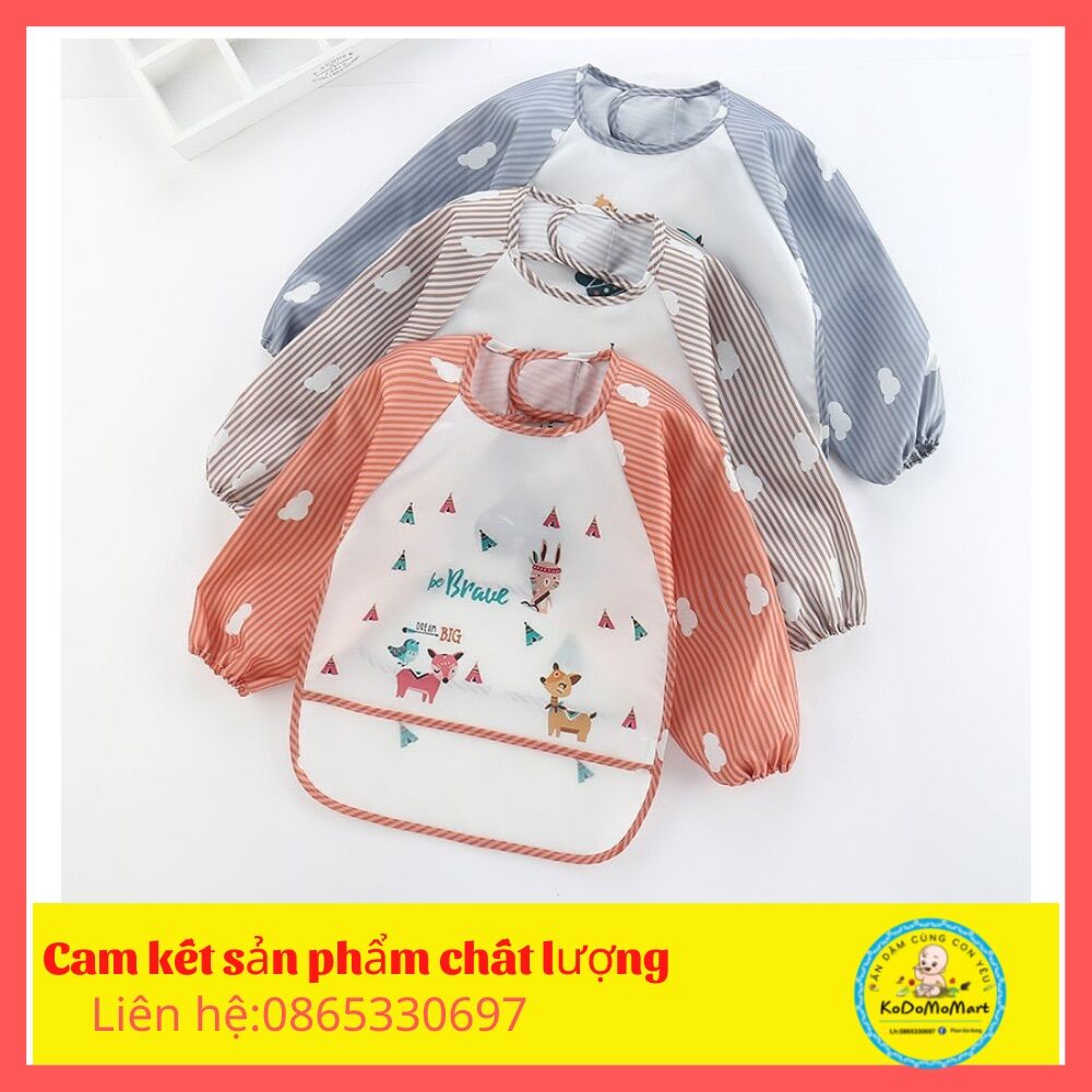 Áo yếm ăn dặm BLW dài tay