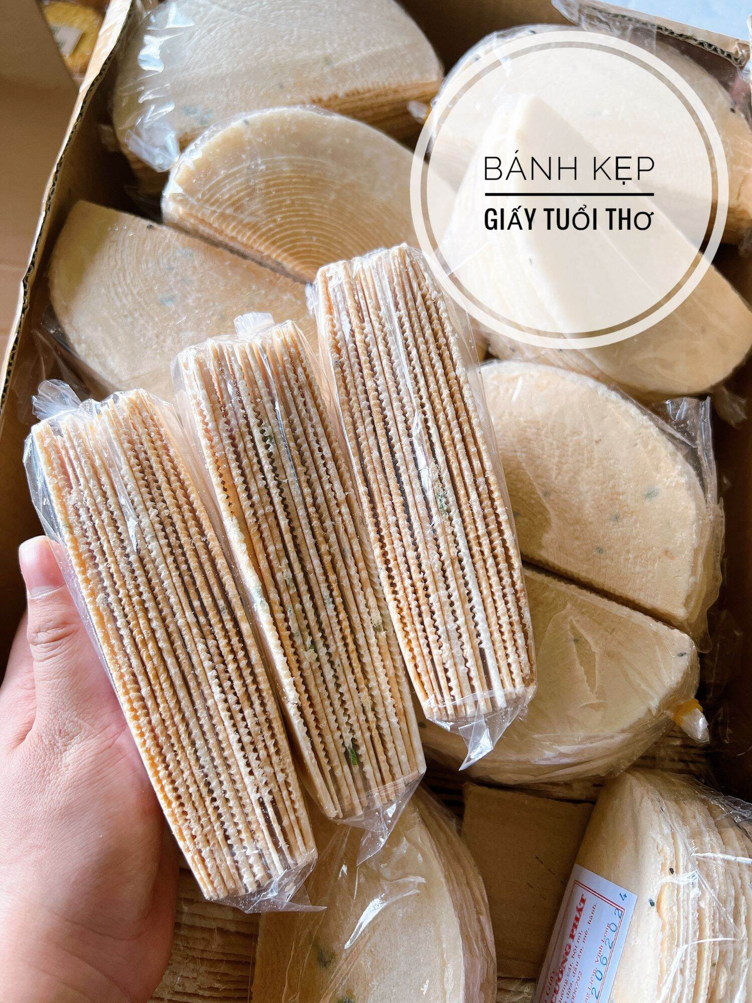 Combo 5 bịch bánh tráng giấy tuổi thơ