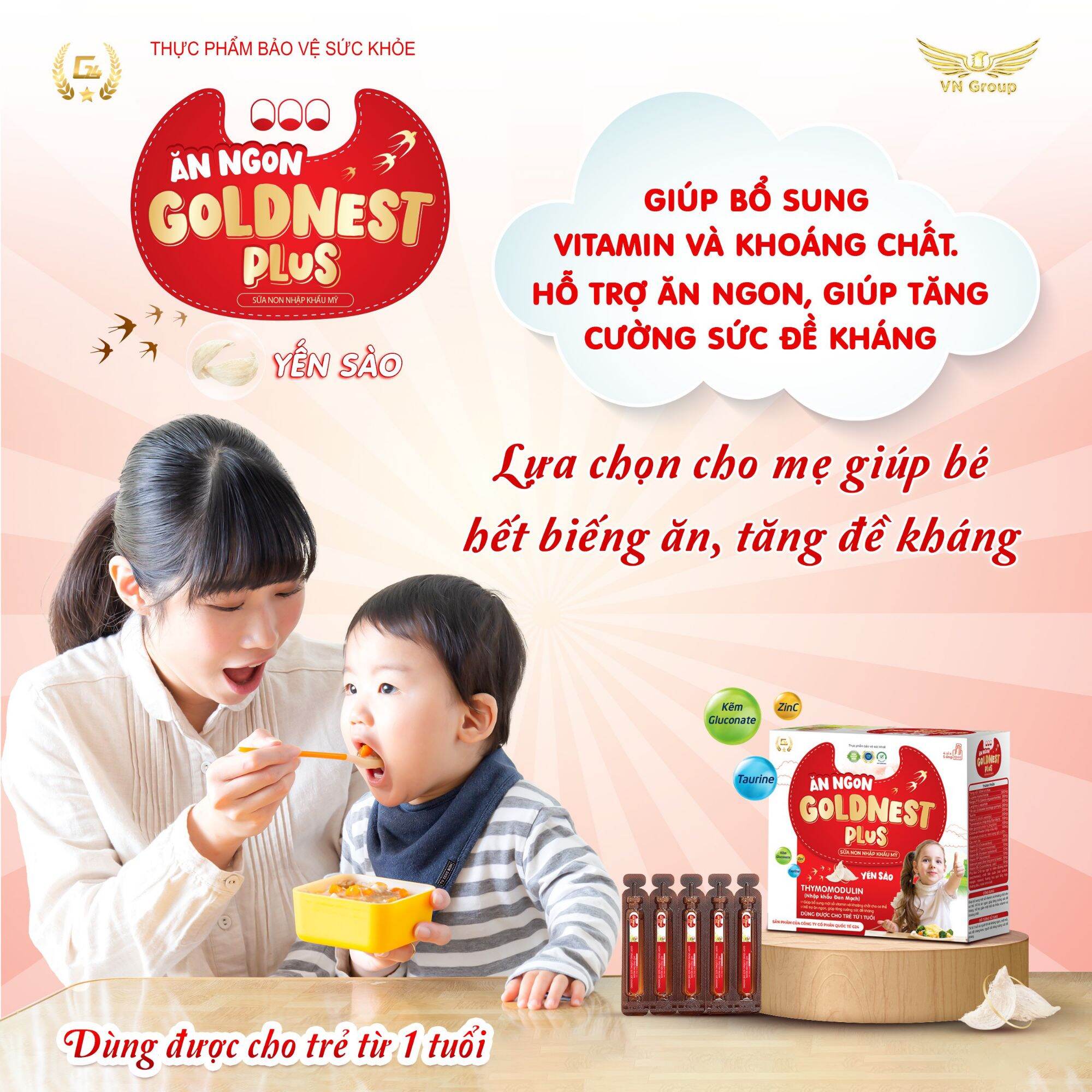 Siro Ăn Ngon Gold Nest Plus